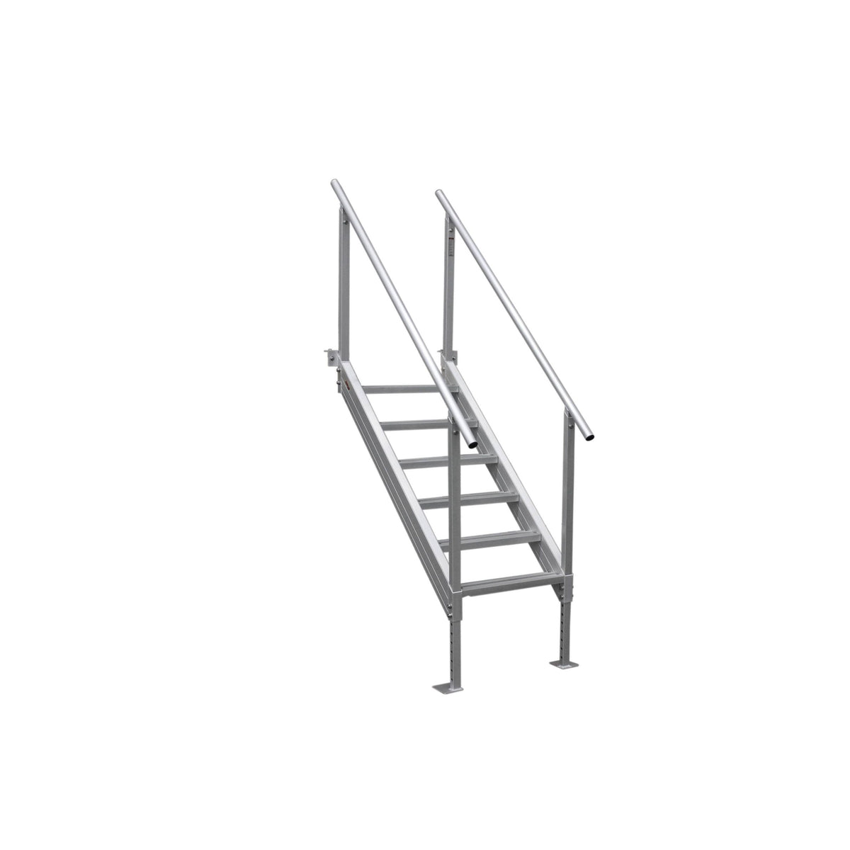 Extreme Max 3005.3846 Universal Mount Aluminum Dock Stair – 6-Step