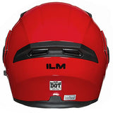 ILM Motorcycle Dual Visor Flip up Modular Full Face Helmet DOT 6 Colors Model 902