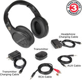 Over-Ear Headphones BlueVIBE GTV TV Headphones Wireless for Hearing Impaired & Seniors ?C Easy Setup Plug and Play for TV Watching, Hard of Hearing ?C 10 Hour Battery Life, No Audio Delay, 2.4GHz RF Transmitter