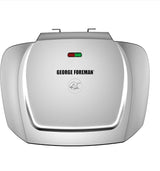 George Foreman 9-Serving Basic Plate Electric Grill and Panini Press, 144-Square-Inch, Platinum, GR2144P