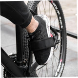 Bike Pedals with Straps, 2Pcs Pedal Straps Cycling Kids Bike Foot Pedal Straps Toe Clips Straps Tape for Fixed Gear Bike Black