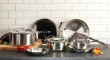 All-Clad D5 Brushed Stainless Steel 8×22 Fry Pan