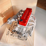 CISON L4-175 17.5cc Mini OHV Inline Four-cylinder Four-Stroke Water-Cooled L4 Gasoline Engine Model for RC Cars Ships(ASSEMBLED)