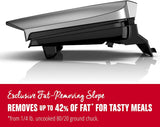 George Foreman 9-Serving Basic Plate Electric Grill and Panini Press, 144-Square-Inch, Platinum, GR2144P