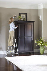 COSCO 2 Step Lite Solutions Folding Step Stool, Aluminum/Black
