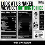 NAKED nutrition Naked Casein – Vanilla Micellar Casein Protein – 5 Pound Bulk, Gmo-Free, Gluten-Free, Soy-Free, Preservative-Free – Stimulate Muscle Growth – Enhance Recovery – 61 Servings