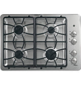 JGP333SETSS GE 30×22 Built-in Gas Cooktop – Stainless Steel