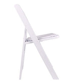 BTEXPERT Set of 4, Resin Folding Chair Vinyl Padded Seat Indoor Outdoor Lightweight Set for Home Event Party Picnic Kitchen Dining Church School Weddings