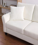 SZLIZCCC Cream Velvet Sofa Three Seater Couch??78 inches Long Sofas,Soft Sitting Sofa??Couches for Living Room, Apartment, Bedroom