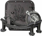 US Stove Bsk1000 Cast Iron Barrel Stove Kit