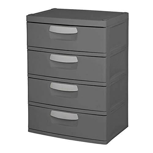 ??Sterilite 4 Drawer Heavy Duty Storage Unit-Grey