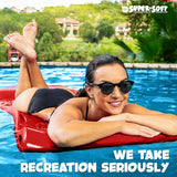 TRC Recreation Foam Swimming Pool Float, Floating Water Lounger, Splash 1.25??