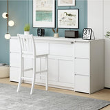 Twin Size Murphy Beds with Charging Station and Storage Drawers, Wood Cabinet Bed Frame, Wall Bed with Outlet & USB Ports for Home Office Studio, White