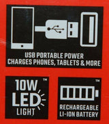 Craftsman 1000-Lumen LED Rechargeable Spotlight Flashlight Cmxlsb10
