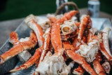 Alaskan King Crab: Giant Red King Crab Legs (3 lbs) – Overnight Shipping Monday-Thursday