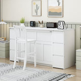 Twin Size Murphy Beds with Charging Station and Storage Drawers, Wood Cabinet Bed Frame, Wall Bed with Outlet & USB Ports for Home Office Studio, White