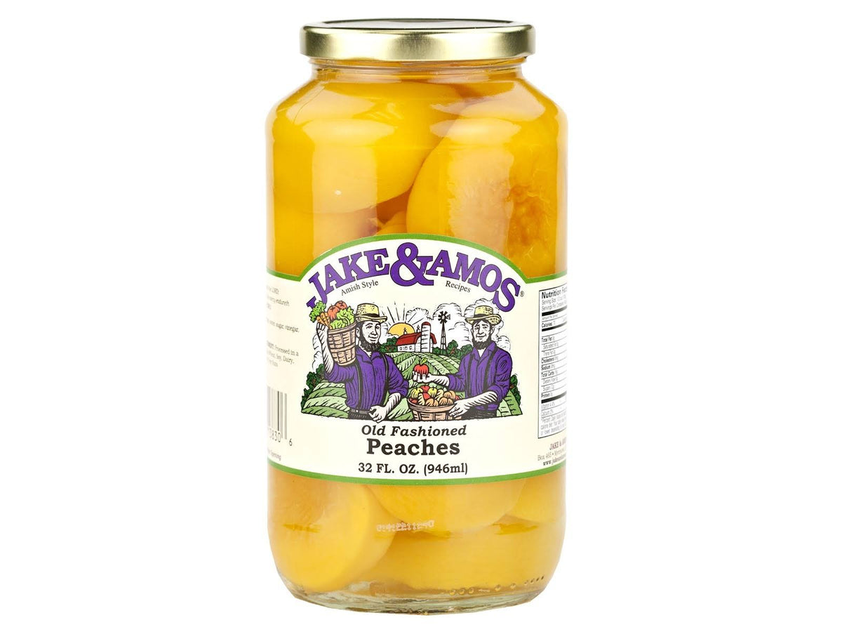 Jake Amos Ja Peach Halves 12/33oz, 445950, Price/Case