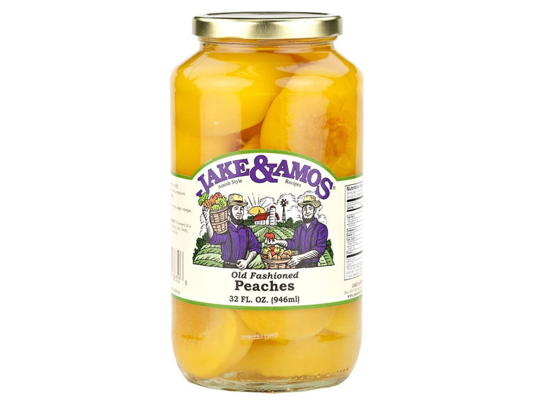 Jake Amos Ja Peach Halves 12/33oz, 445950, Price/Case
