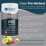 Trace Minerals TMRFIT Series Preworkout Canister Supplement, 18.1 Ounce Pack of 2