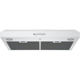 GE – 30 Convertible Range Hood – White on white
