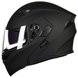 ILM Motorcycle Dual Visor Flip up Modular Full Face Helmet DOT 6 Colors Model 902