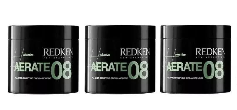 Redken Aerate 08 All-Over Bodifying Cream Mousse, 3.2 Ounce- Pack of 2