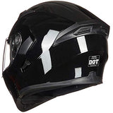 ILM Motorcycle Dual Visor Flip up Modular Full Face Helmet DOT 6 Colors Model 902