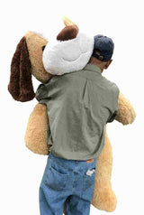 Big Plush Giant Stuffed Puppy Dog 5 Feet 60 Inches 153 cm Huge Soft Adorable Plush Dog
