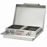 Bull Outdoor Products Stainless Steel Propane Double Side Burner
