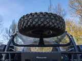 SuperATV Spare Tire Carrier for 2020+ Kawasaki Teryx KRX 1000 | Fits up to 37 Tire | Secures to Rear Frame of Vehicle | Made with Powder-Coated Steel Tubing | No Drilling or Welding Required!