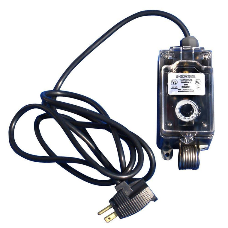 Ice Eater by Power House 120V Thermostat f/Salt or Fresh Water w/Adjustable Temperature Settings (0 to 80)