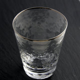Split P Metallic Rim Double Old Fashioned Set – Silver