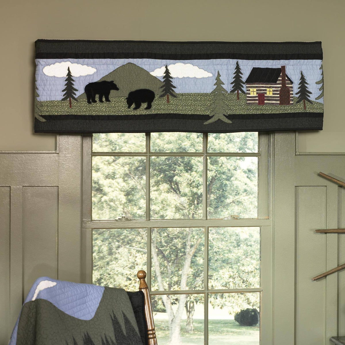 Donna Sharp Valance/Runner, Bear Lake