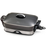 Presto 06857 Electric Skillet, 16 inch Foldaway Non Stick Skillet, Black