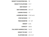 Rivers Edge 18 ft 2-Man Ladder Stand