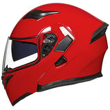 ILM Motorcycle Dual Visor Flip up Modular Full Face Helmet DOT 6 Colors Model 902