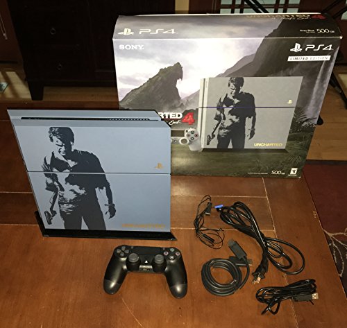 PlayStation 4 500GB Console – Uncharted 4 Limited Edition Bundle [Discontinued]