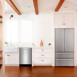 Bosch – 800 Series 24 Top Control Built-In Dishwasher with CrystalDry, Stainless Steel Tub, 3rd Rack, 40 dBa – Stainless steel