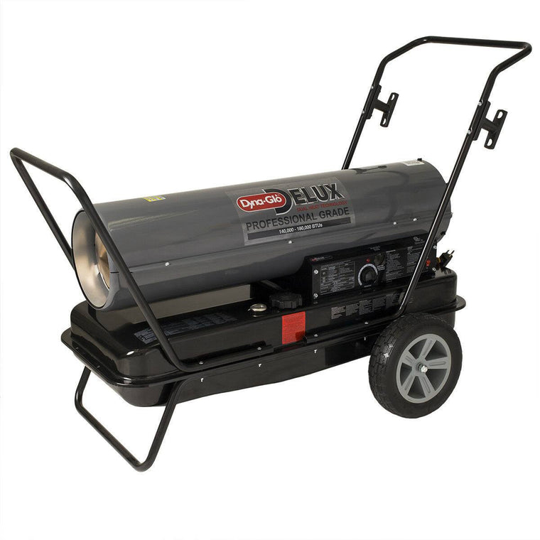 Dyna Glo Delux KFA180DGD Kerosene Forced Air Heater, 140k or 180K BTU