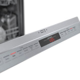 Bosch – 800 Series 24 Top Control Built-In Dishwasher with CrystalDry, Stainless Steel Tub, 3rd Rack, 42 dBa – Stainless steel