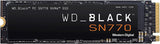 WD_BLACK 2TB SN770 NVMe Internal Gaming SSD Solid State Drive – Gen4 PCIe, M.2 2280, Up to 5,150 MB/s – WDS200T3X0E