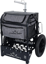 Dynamic Discs Transit Cart by Zuca | Disc Golf Caddy |Carry Up to 25 Discs Comfortably | Removable Bag Included