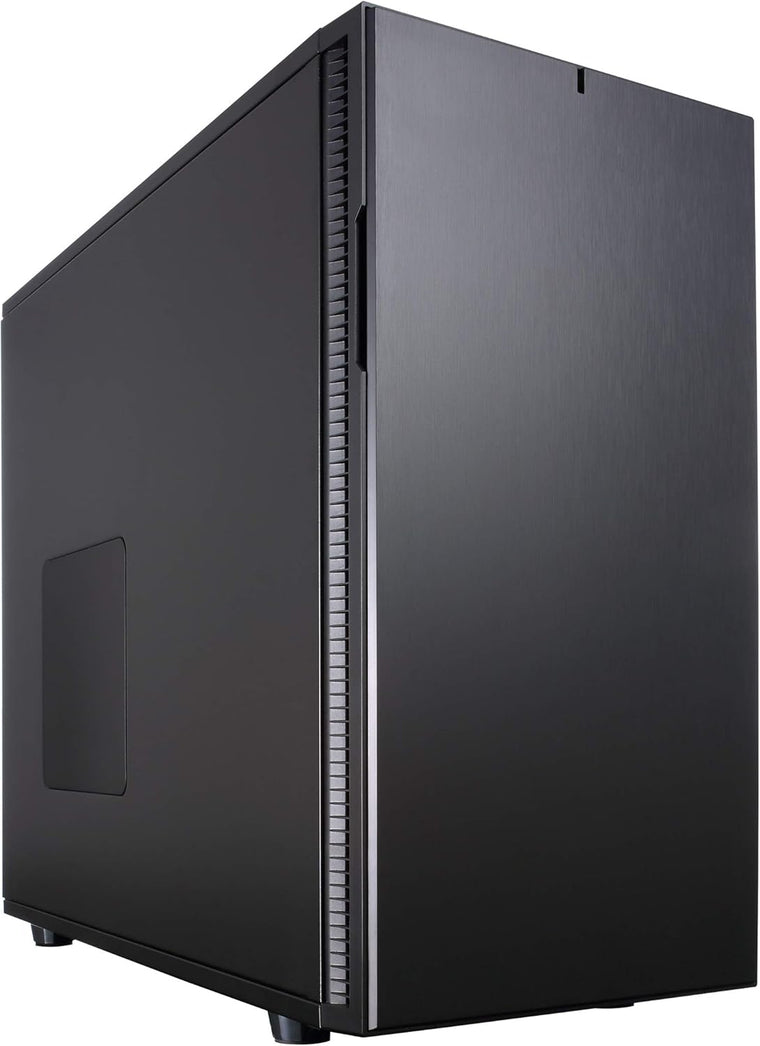 Fractal Design Define R5 – Mid Tower Computer Case – ATX – Optimized for High Airflow and Silent – 2X Dynamix GP-14 140mm Silent Fans Included – Water-cooling Ready – Black