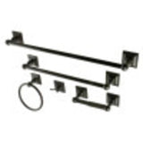 Kingston Brass BAHK3212478ORB Serano 5-Piece Bathroom Accessory Set, Oil Rubbed Bronze