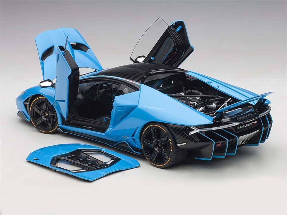 Lamborghini Centenario Metallic Light Blue in 1:18 Scale by AUTOart