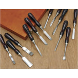 Grizzly H7923 12pc Chisel Set in Wooden Box