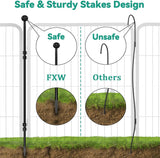 FXW Dog Pen Playpen, 8/32 Panels Pet Fence Playpen Gate Cage Kennel Indoor Outdoor Yard RV Camping for Puppies Small/Medium/Large Dogs, 32 Height