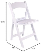 BTEXPERT Set of 4, Resin Folding Chair Vinyl Padded Seat Indoor Outdoor Lightweight Set for Home Event Party Picnic Kitchen Dining Church School Weddings