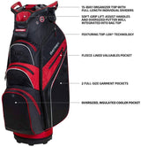 Datrek Lite Rider Pro Golf Cart Bag Black/Red