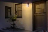 Secure Home Hanging Carriage 14.5-in H Black Medium Base (E-26) Outdoor Wall Light